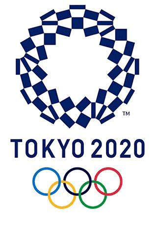 Image Tokyo 2020, logos officiels d’Asao Tokoro, 2016.
