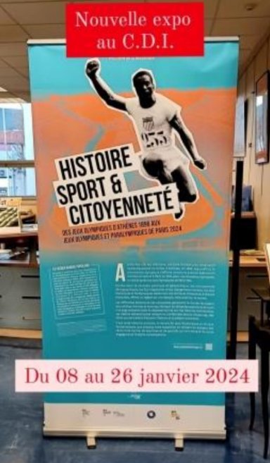 Exposition Histoire, sport et citoyenneté. Des Jeux Olympiques d’Athènes 1896 aux JOP Paris 2024 - Lycée Charles Péguy