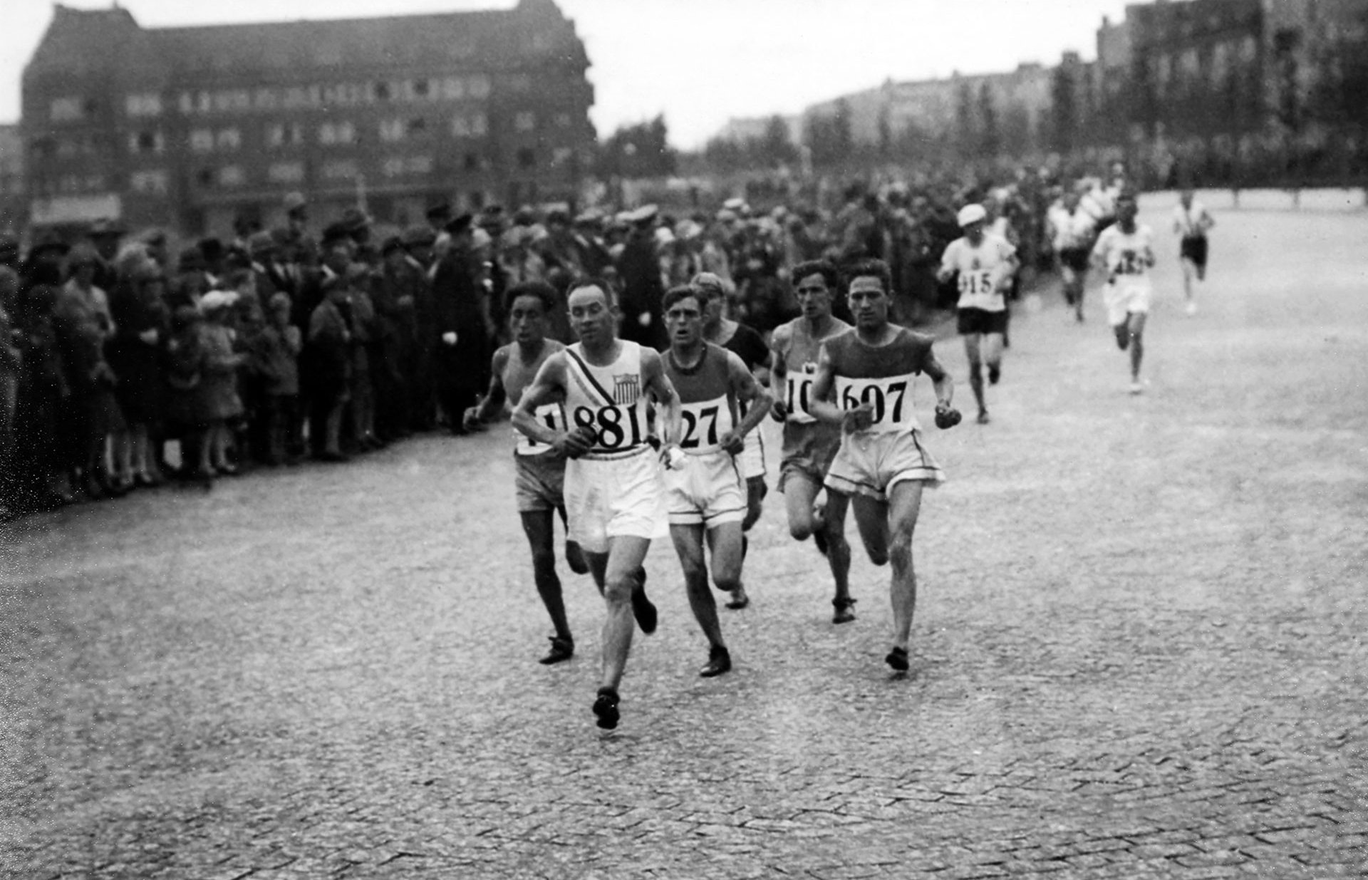 Photos Marathon. Ahmed Boughera El Ouafi [France], photographie, 1928.
