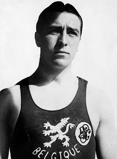 Photos L’athlète belge Victor Boin, photographie anonyme, 1920.
