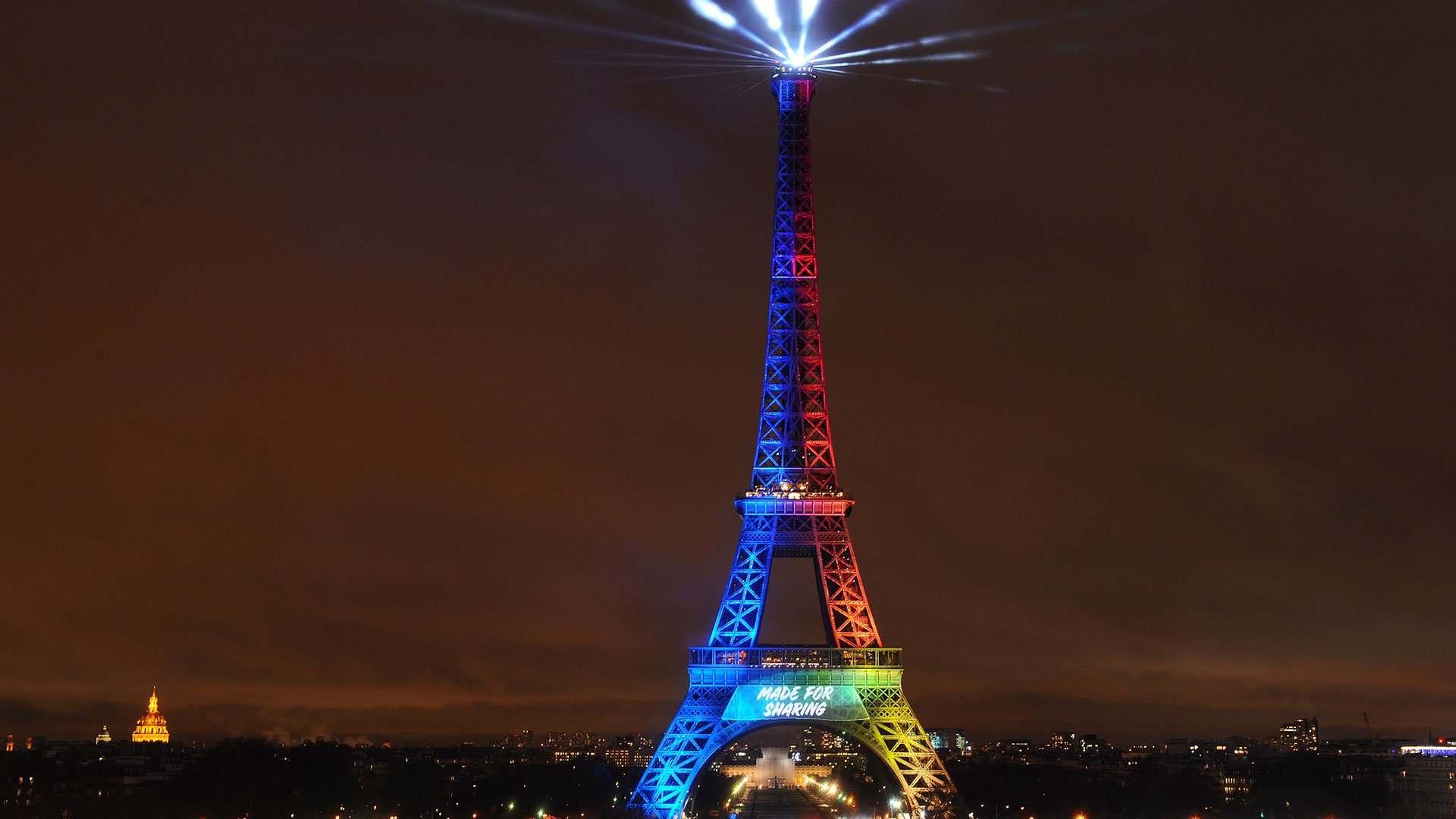 Lancement international de la campagne de candidature de Paris pour accueillir les JOP 2024, photographie de Frederic Stevens, 2017.