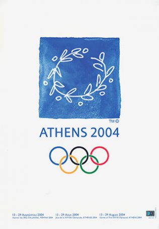 Image Athènes 2004, affiche, 2004.
