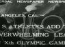 Visuel Actualités américaines sur les Jeux Olympiques de 1932.