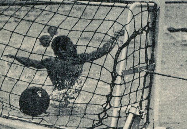 Photos Match de water-polo, photographie, 1952.
