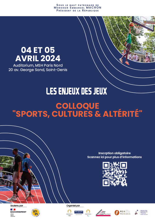 Couverture du programme Les enjeux des Jeux « COLLOQUE SPORTS, CULTURES & ALTÉRITÉ »
