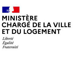 Logo Ministère chargé de la ville et du logement