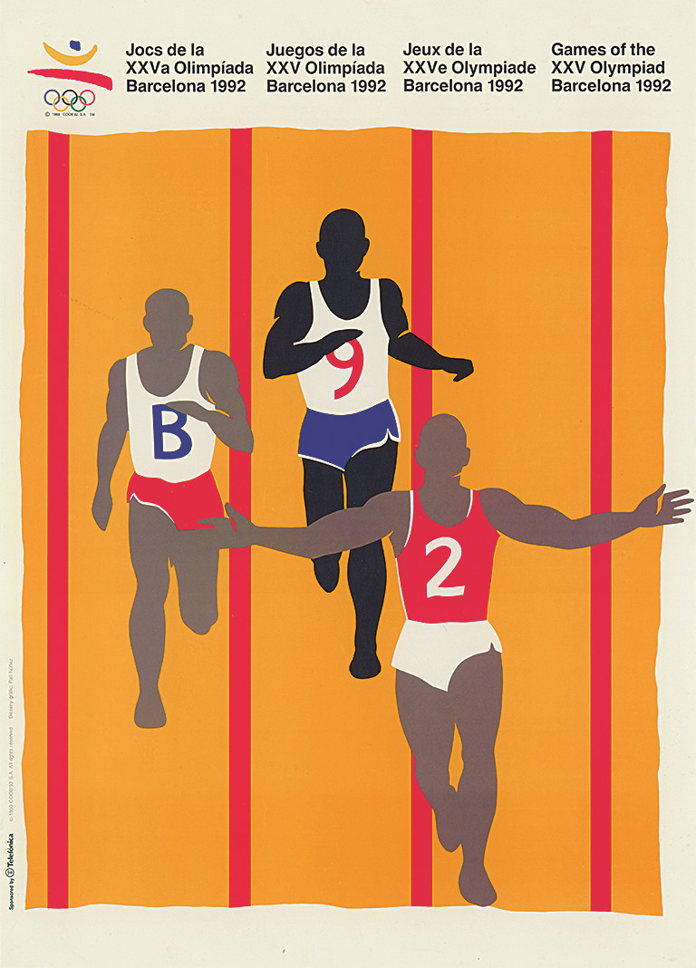 Affiche Jeux de la XXVe Olympiade - Barcelona 1992